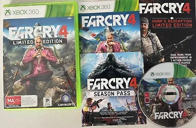 Far Cry 4 - Xbox 360 PAL - LIMITED EDITION + BONUS Inserts - Free Shipping! • $9.95