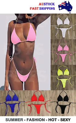 $9.95 • Buy Women Bikini Set Top Bra Hot Summer Sexy Lingerie Swimsuit Swimwear Beach No16