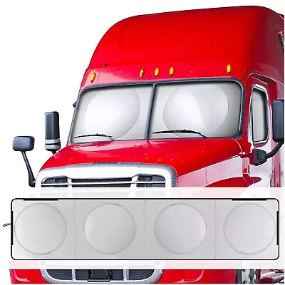 For Peterbilt Semi-Truck RV Windshield Sun Shade Side Window Foldable Cover • $22.49