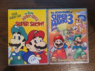 🆕✨️Super Mario Bros 3 World And Super Show Vintage DVD Lot(3) Movies🆕✨️ • $14.95
