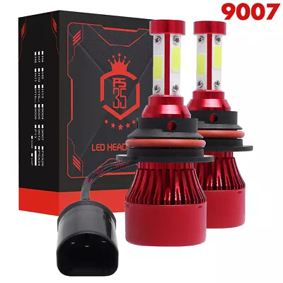 9007 HB5  LED Headlight Conversion Kit High Low Beam 6000K Super White Bulbs • $12.98