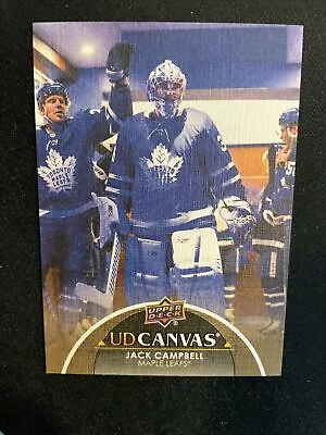 21-22 UD Extended Series Hockey Canvas C346 Jack Campbell • $1.99