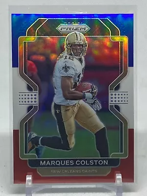 2021 Panini Prizm Football Marques Colston Red White & Blue Prizm #310 Saints • $2.81