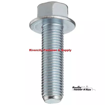 (2) M12-1.25x50 J.I.S. Hex Head Flange Screws / Bolts 10.9 Zinc M12x1.25x50  FT • $13.88