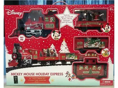 Disney Mickey Mouse 36 Piece Holiday Express Collectors Edition Train Set  • $84.99