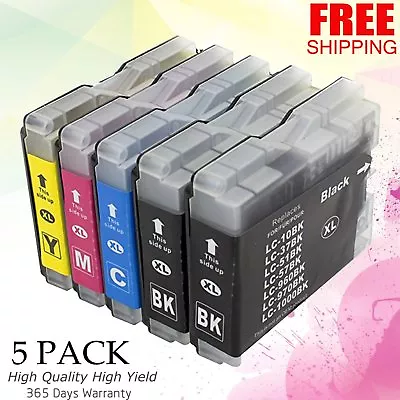 5 Pk LC51 LC-51 Ink Cartridge For Brother MFC-230C/ 240c/ 885c/ 465cn/ 5860 • $12.07