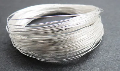 5 Feet 925 Sterling Silver Beading Wire 22 Gauge Soft Wire Jewelry Making Supply • $20.25