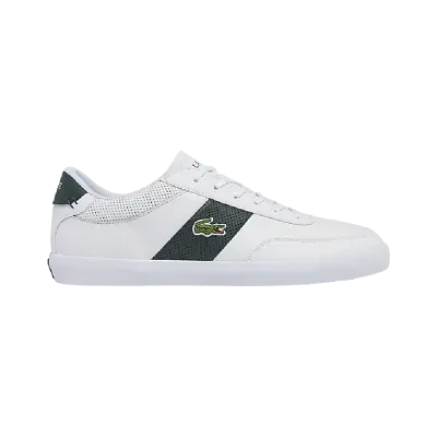 Lacoste | Court-master 0120 1 Cma Wht/dk Grn Lth/syn • $159.99