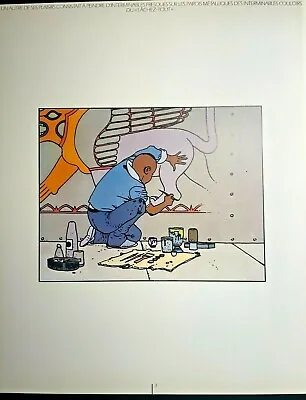 Moebius Art Color Lithograph Jean Giraud Unsigned Page 3 - • $89.23
