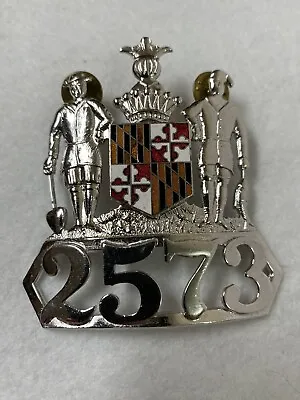 Baltimore City Maryland Police Hat Badge - 2573- Possible Reproduction? • $60