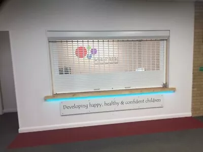 Reception  ROLLER SECURITY SHUTTERS - ELECTRIC Or MANUAL - Solid Or See Through • £295