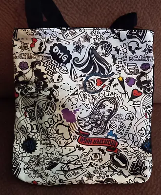 2014 Licensed Re-Usable Monster High Reversible Tote Bag Shopping/Lunches/Books • $16