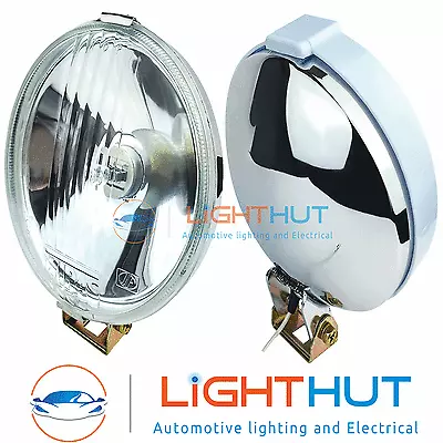 Wipac 5.5  Classic Mini Chrome Driving Lamps Spot Lights Polished Mirror Finish • $58.43