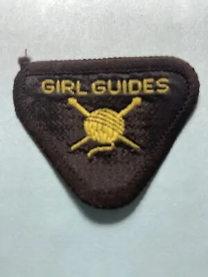 Vintage Brownie Girl Guide Interest Badge - Knitter • £2.50