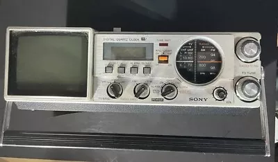 Sony Vintage TV-413 FM/AM Portable Receiver TV & Radio • $59.95