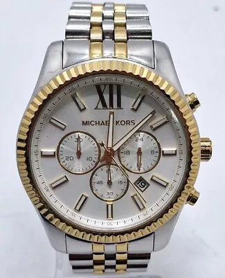 EXCELLENT CONDITION Michael Kors MK8344 Lexington Two Tone Watch • £85