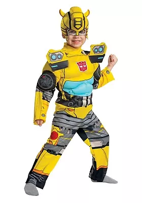 $24.99 • Buy Transformers Bumblebee Costume Toddler 2T Muscle Halloween Dress Up Party