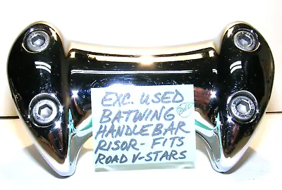 Exc Used Yamaha Batwing Handlebar Riser Road V-star Xvs 650 1100 Classic Custom • $99.99