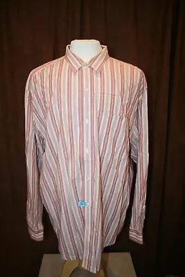 The Territory Ahead Mens XXL 2XL Cotton Button Up Shirt Striped Multicolor • $25