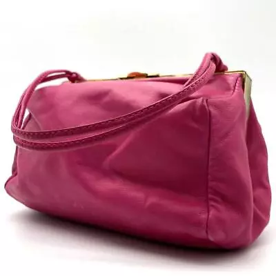 MIU MIU Hard To Obtain  Archive 90S White Tag Leather Handbag • $295.06