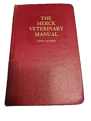 The Merck Veterinary Manual Fifth Edition 1979 • $8