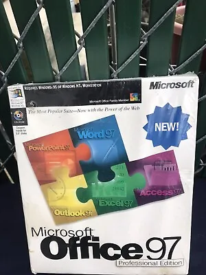 (Brand New Sealed) Microsoft Office 97 Professional Edition Full Version CD • $49.99
