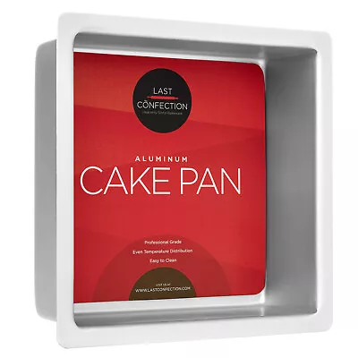 Professional Square Aluminum Cake Pan - Baking Tin • $19.99