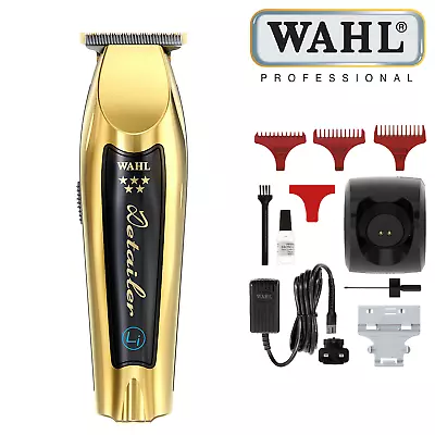 Wahl Professional 5-Star Cordless Detailer In Gold Hair Trimmer T-Shaped Blade • £159.99