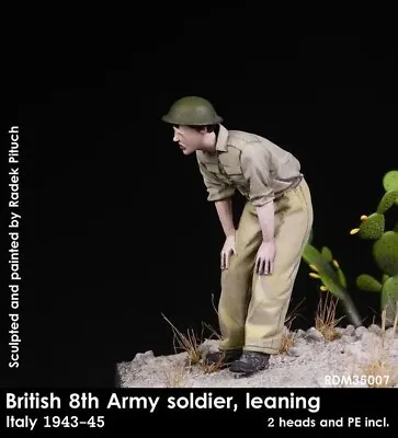 Rado Miniatures Rdm35007 World War Ii British 8th Army Soldier Leaning • $24.50