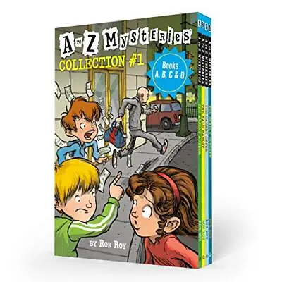 A To Z Mysteries Boxed Set Collection #1 (Books A B C & D) By Ron Roy • $36.95