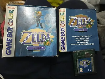 The Legend Of Zelda: Oracle Of Ages - Nintendo Gameboy Colour - Cart Box & Inst • £94.99