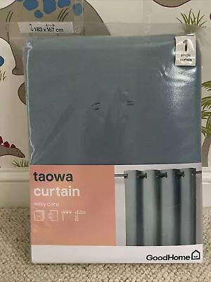 B&Q Colours Blue Eyelet Curtains 167 X 183cm/66 X 72 Inches - BNWT • £15