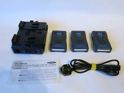 I-D-X Endura 7 Lithium Ion Slot In Power Packs X3 Plus Charger • £800