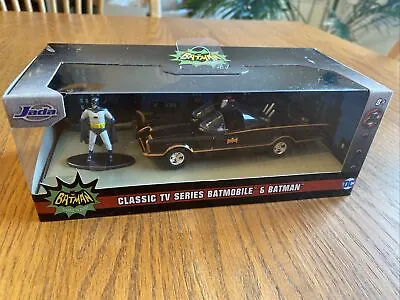 NEW Jada Toys 31703 Batman Classic 1966 TV BATMOBILE 1:32 Scale Vehicle & Figure • $17