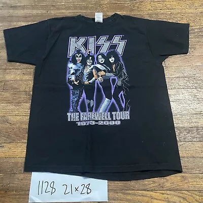 Vintage 2000 Kiss Farewell Tour T Shirt Size Large  • $50