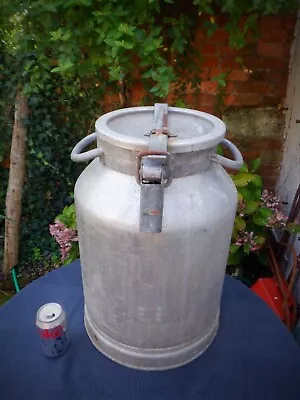 Vintage French(?) Milk Churn With Locking Lid Untraceable Branding Mark On Base • $101.04