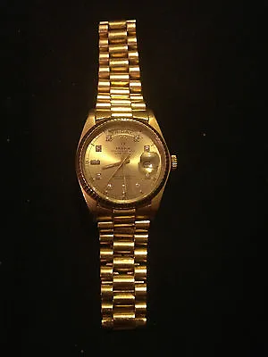 Rolex Men's President 18KT With Gold Day/Date Watch • $39999.99