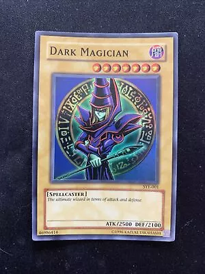 YuGiOh Dark Magician - Super Rare - SYE-001 - Unlimited Edition - Moderate Play • $6