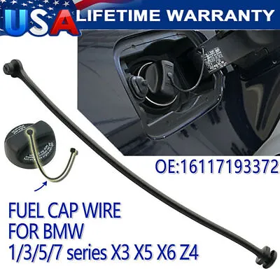 Fuel Gas Tank Cap Tether Wire For BMW E81 E87 E88 E89 E71 E46 E90 E91 X3 X5 X6 • $5.50