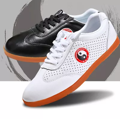 Summer Comfortable Breathable Genuine Leather Kung Fu Tai Chi Shoes Martial Art • $57.99