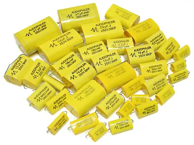 MKP Capacitor 0.68-47uf ±5% 250V - Audio Grade - Speaker Crossover Film Cap • $1.15