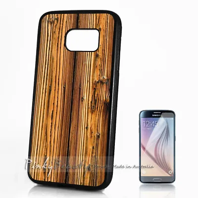 $9.99 • Buy ( For Samsung S8 Plus / S8+ ) Case Cover P11206 Wood Pattern