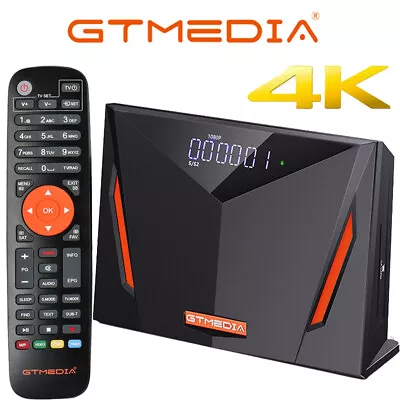 GTMEDIA V8 4K UHD Digital FTA SAT DVB-S2/S2X Satellite Receiver DVR WIFI Youtube • $66.99