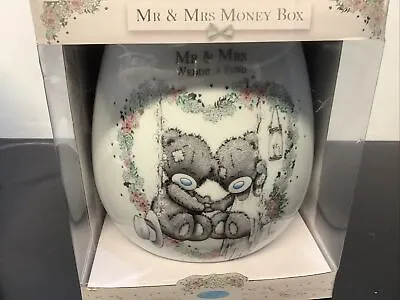 Me To You Bear Wedding Fund Mr & Mrs Money Box Bride Groom Rare Collectable NEW • £24.95