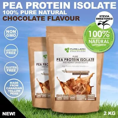 2kg Chocolate Pea Protein Isolate Vegan Natural Lactose Free Canadian Peas • $72.95