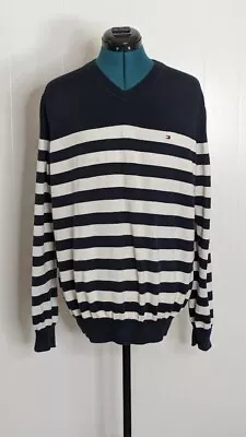 Tommy Hilfiger Men's Premium Cotton V-Neck Sweater. Size L. • $20