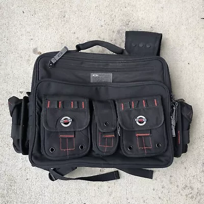 OAKLEY AP Tactical Field Gear Laptop Computer Bag Black Messenger Pack Briefcase • $149.99