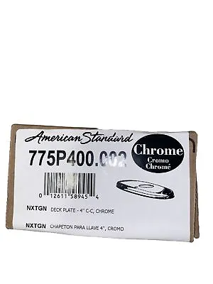 NEW American Standard 775P400.002 Deck Plate 4  Size C-C Chrome • $12