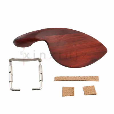 Rosewood 4/4 Violin Chin Rest Chinrest & Cork Violin Parts Accessories • $5.49