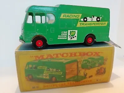 Matchbox M-6 Major Pack Racing Car Transporter With Repro Box. • £24.50